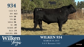 Lot #934 - WILKEN 934