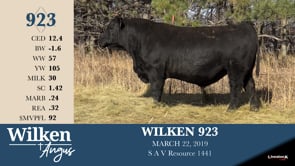 Lot #923 - WILKEN 923