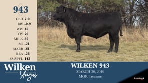 Lot #943 - WILKEN 943