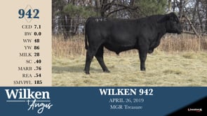 Lot #942 - WILKEN 942