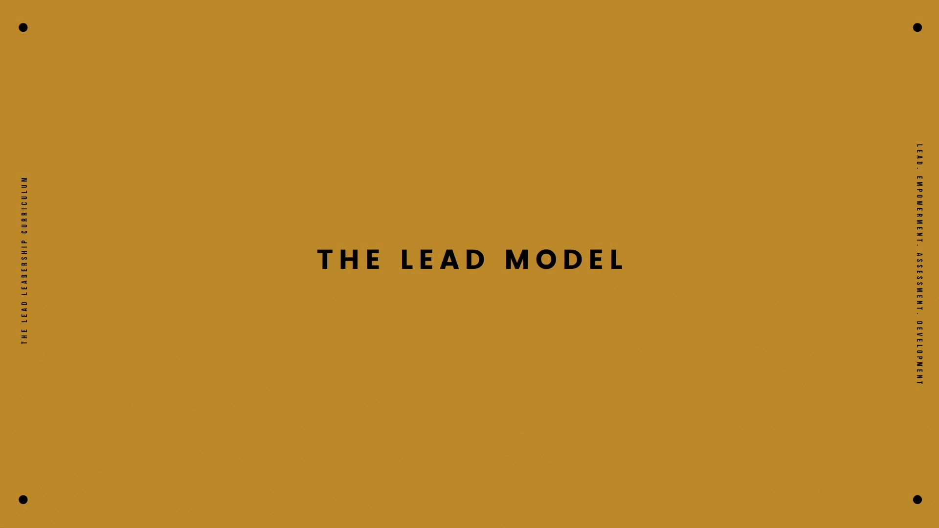 The LEAD Model