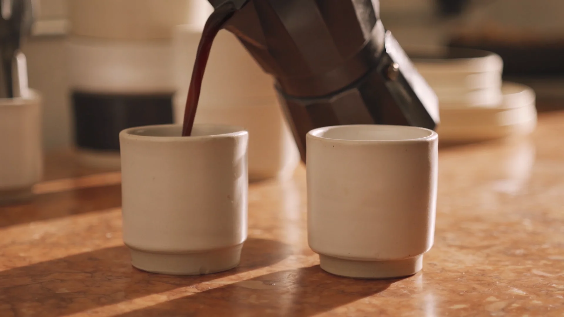 Otto Ceramic Cup Set of Two | White – FRAMA