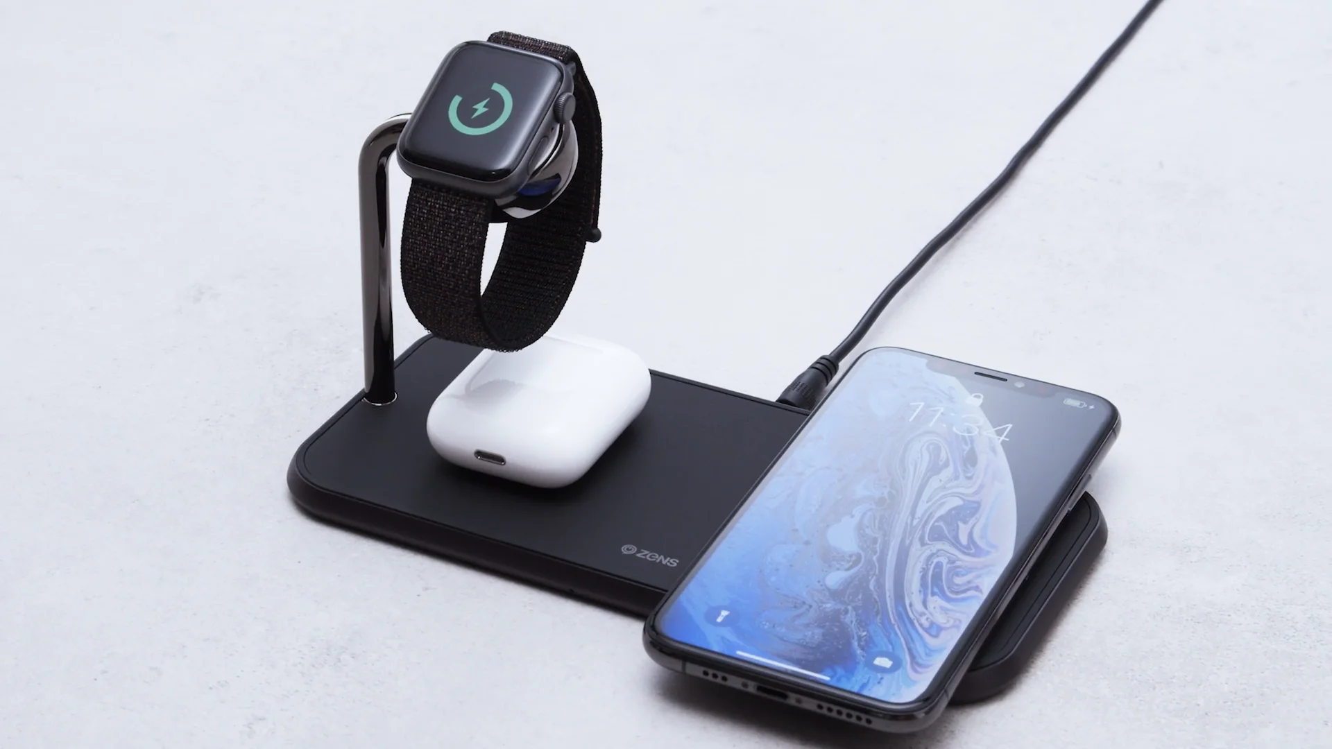スマホアクセサリー SUPER FAST WIRELESS CHARGER DUO Super Fast Wireless Charger Duo Dark Gray | Samsung Levant