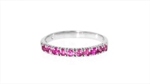 50 ct. t.w. Pink Sapphire Ring in Sterling Silver