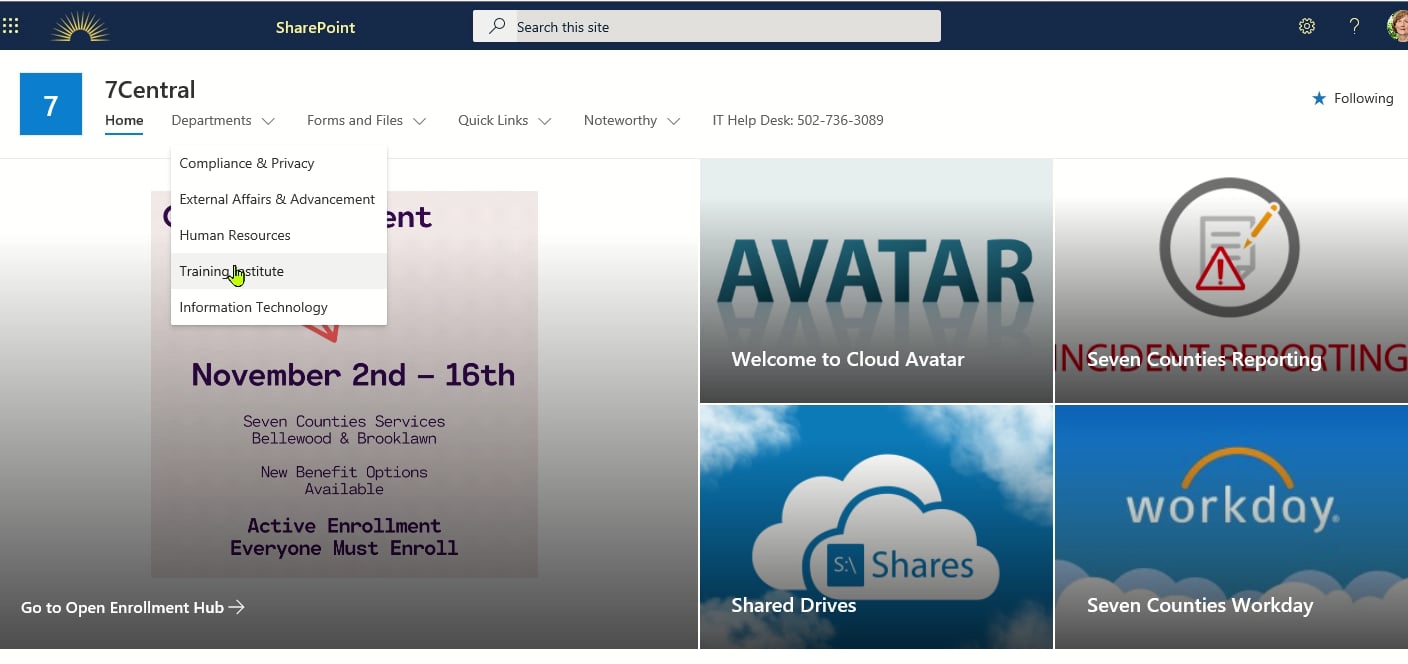 How to find Workday Job Aids on 7 Central on Vimeo