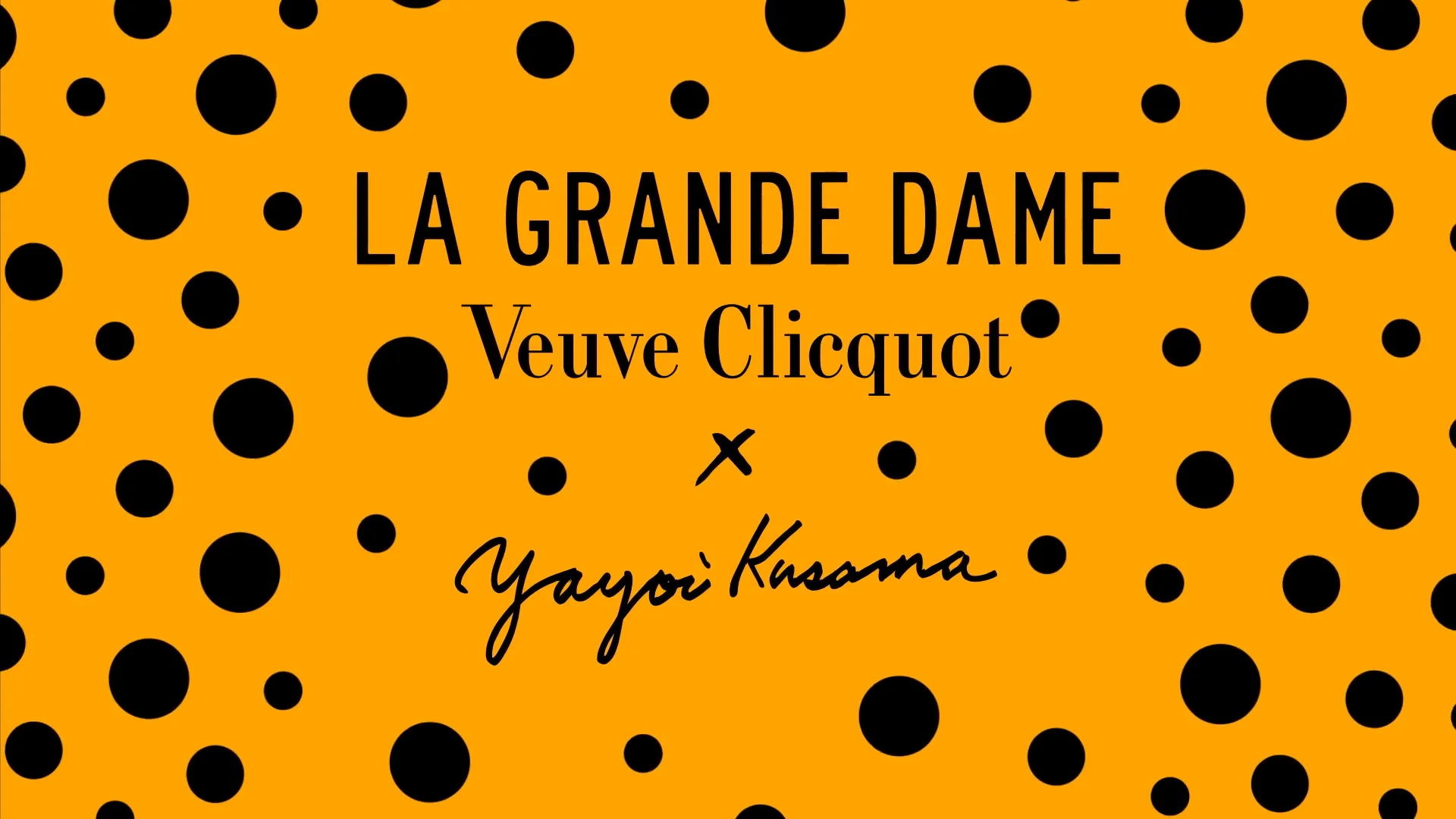 Veuve Clicquot La Grande Dame by Yayoi Kusama
