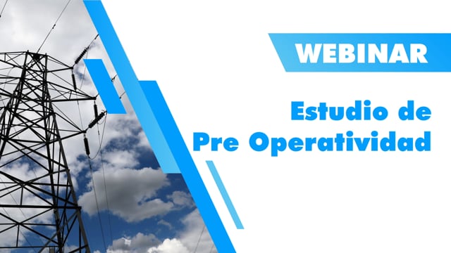 Webinar Estudio de Pre Operatividad