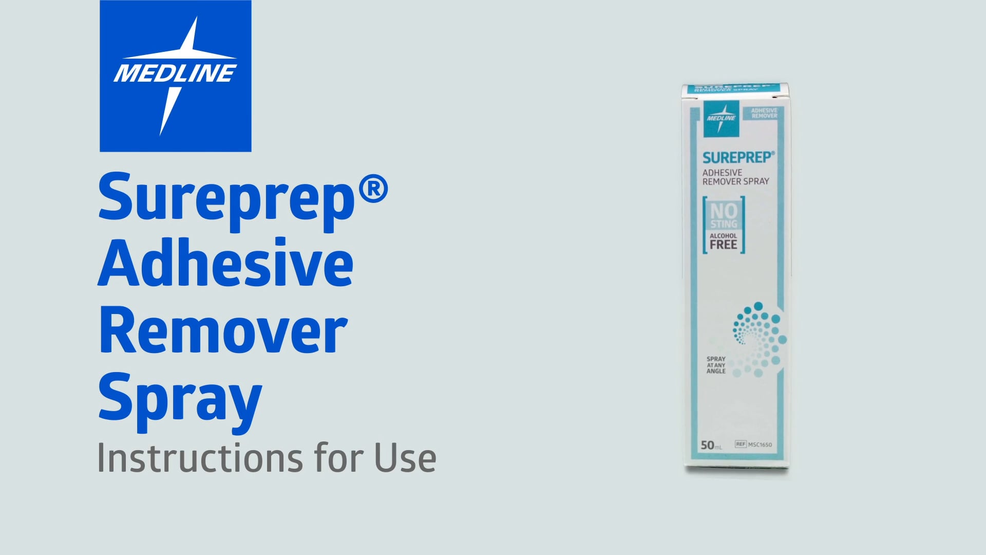 SurePrep Adhesive Remover Application on Vimeo