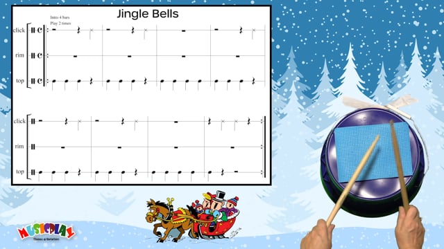 שירי חג המולד תופים Jingle Bellsשירי חג המולד תופים Jingle Bells  