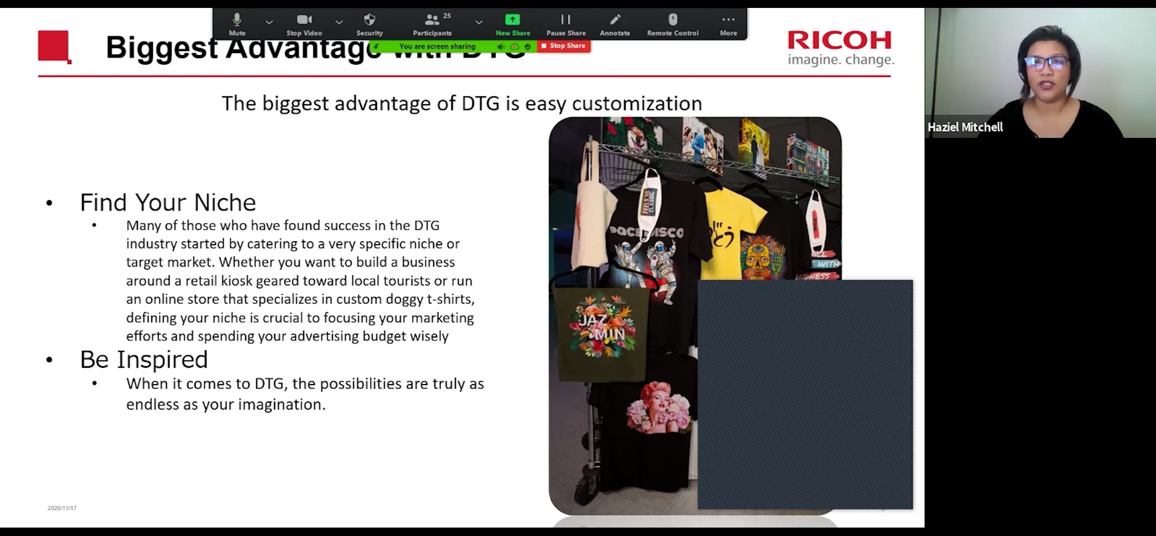 Ricoh DTG Virtual Road Show - Tuesday, November 17 11:00 AM PST on Vimeo