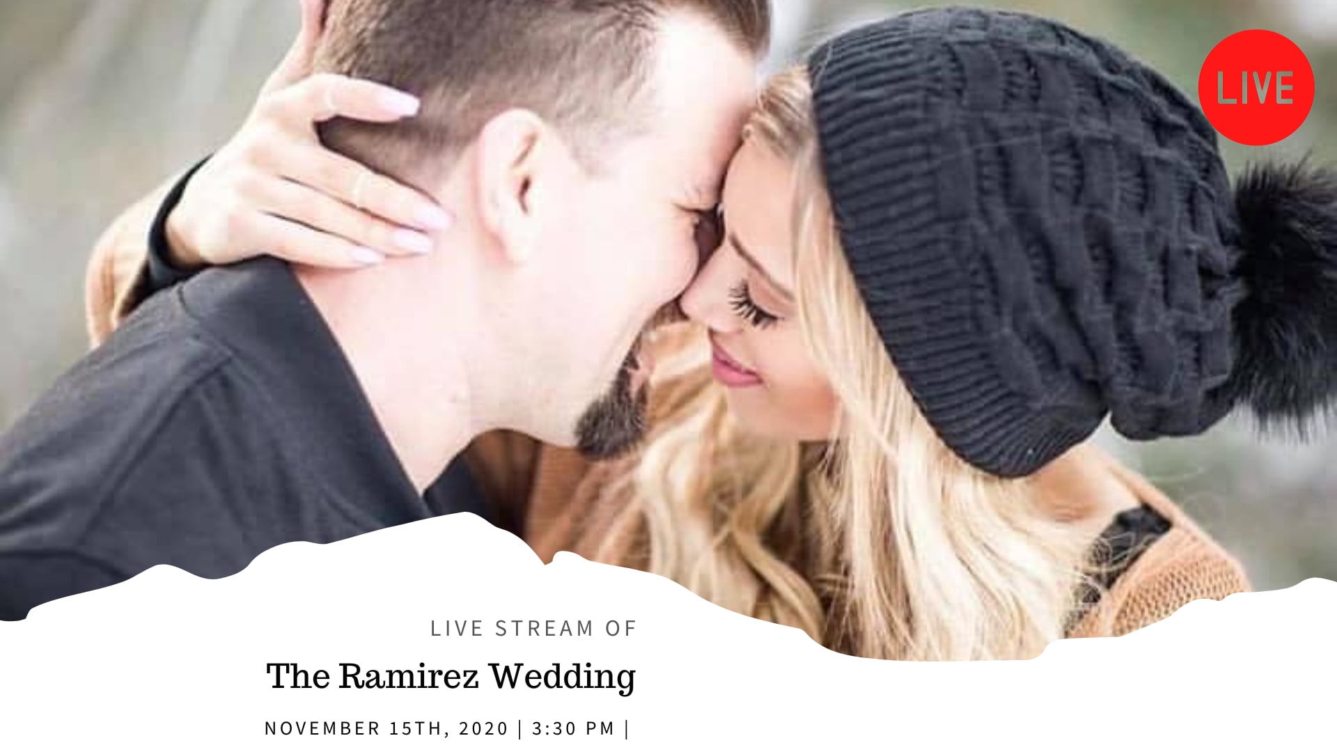 The Ramirez Live Stream Wedding