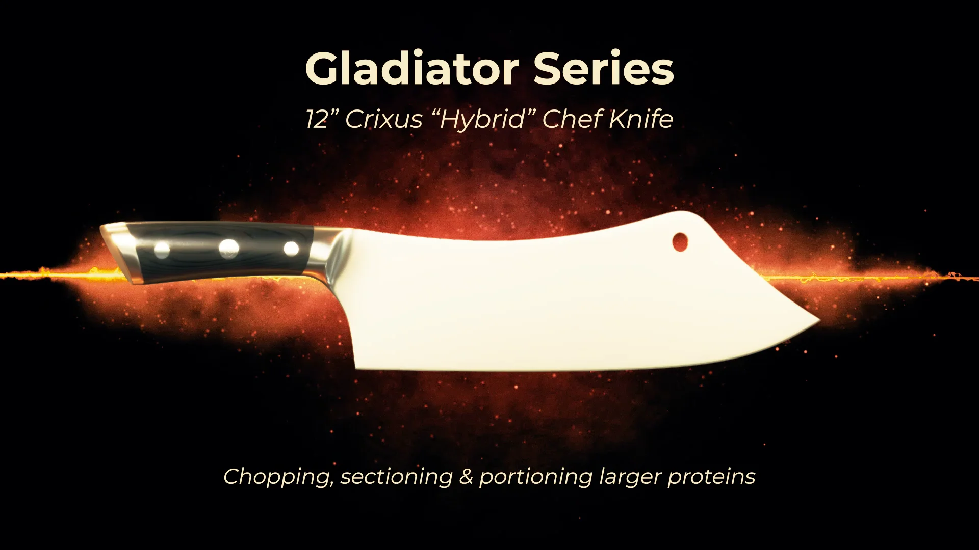8 Piece Steak Knife Block Set, Gladiator Series