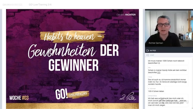 3. Live-Trainings-Session