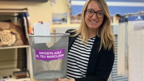 ERC l'Escala s'adhereix a la campanya 'Diposita aquí el teu masclisme'