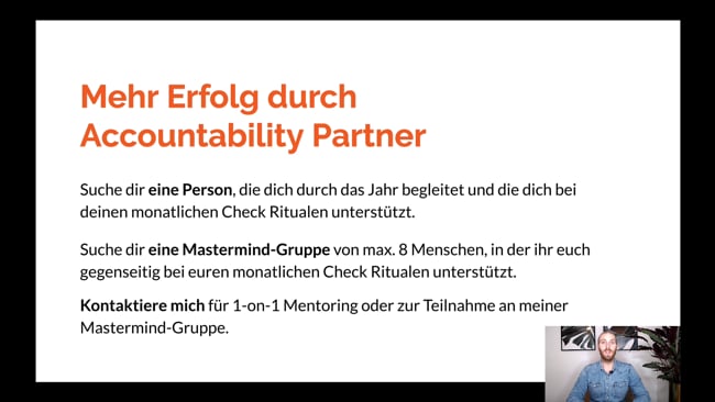 Bonus 2: Dein Accountability Partner