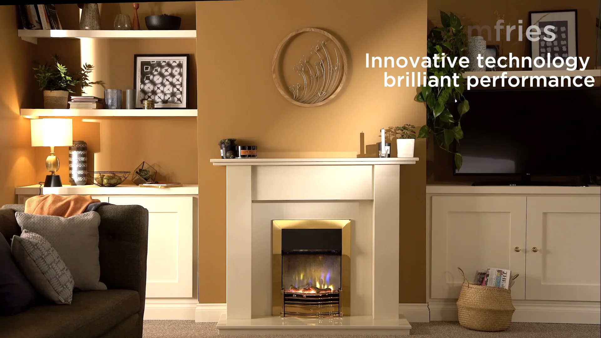 Dimplex Dumfries Optiflame 3D electric fire on Vimeo