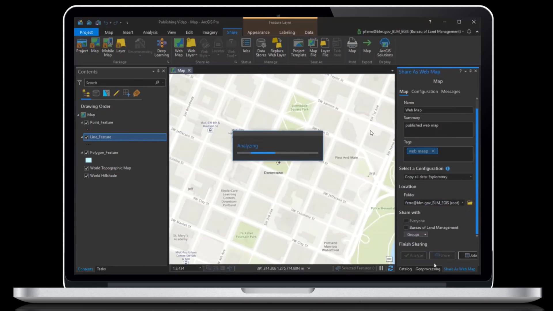 S1 Mobile Mapper: Publish Hosted Service with ArcPro on Vimeo