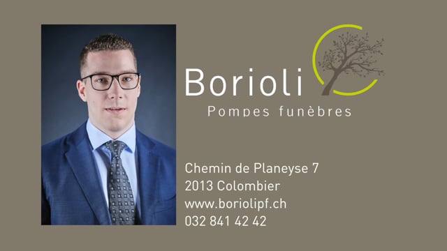 Borioli Pompes funèbres - cliccare per aprire il video