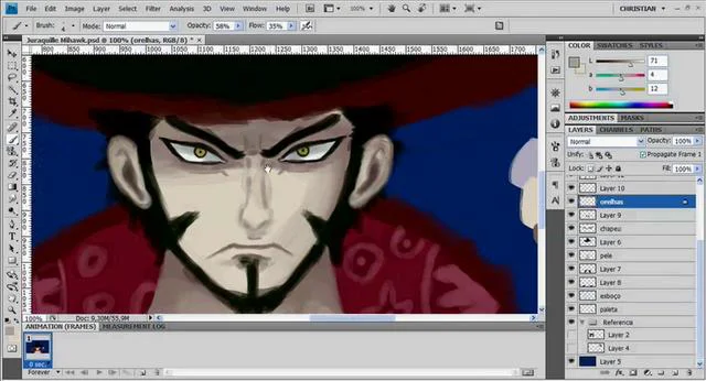 50 ideias de Mihawk, Olhos de Falcão