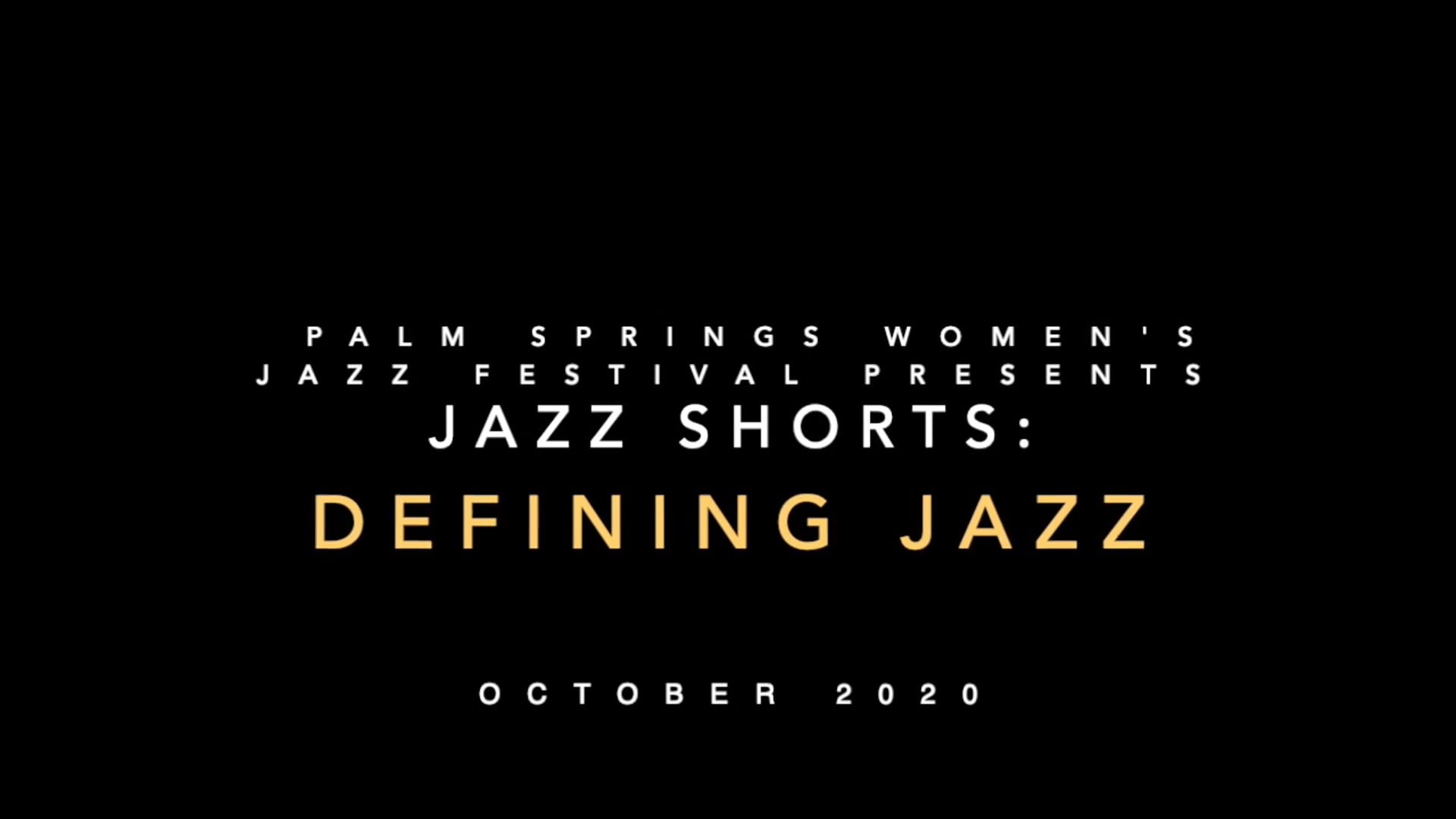 Jazz Shorts: Defining Jazz