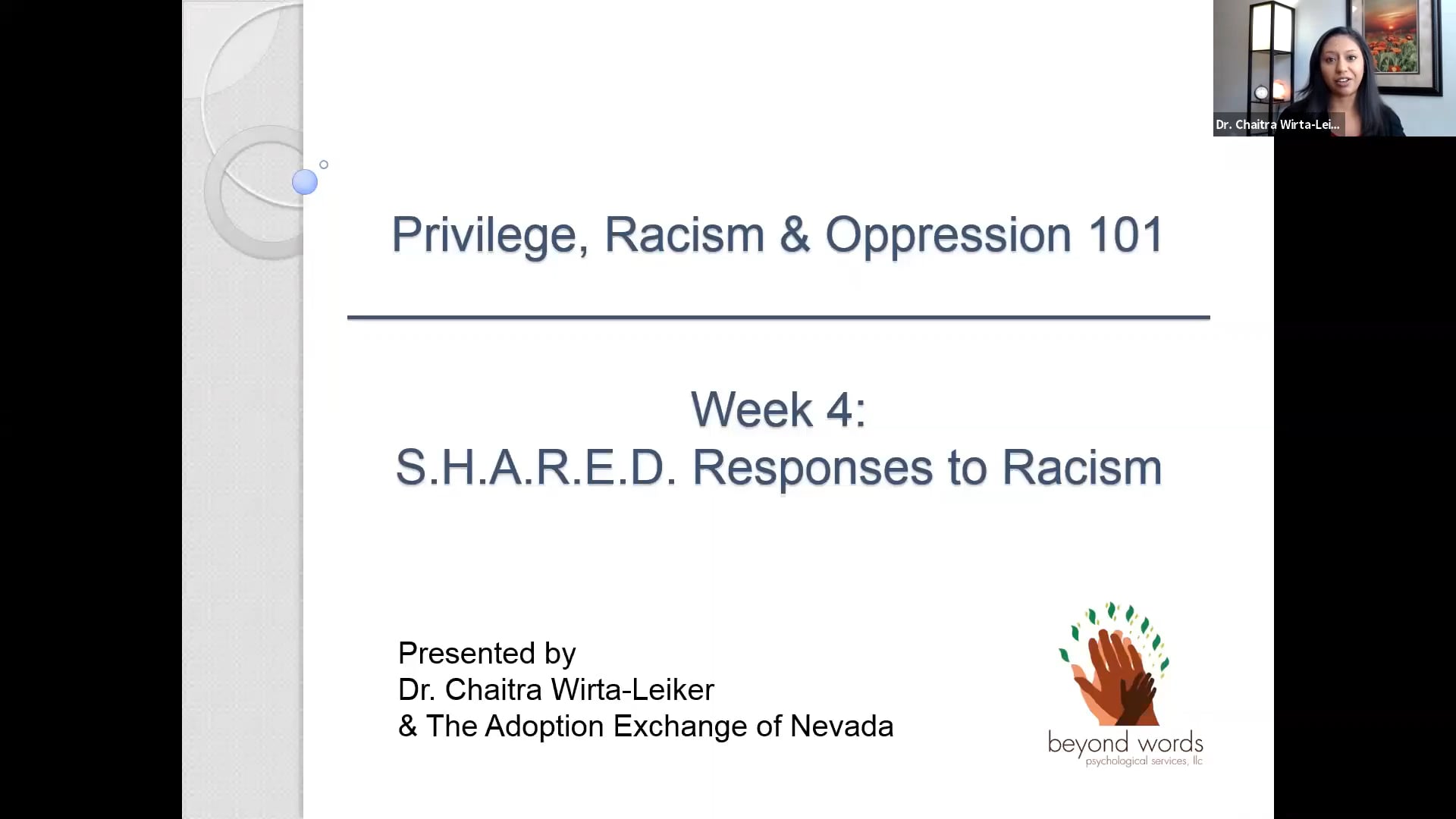 Privilege, Racism & Oppression (Part 4): S.H.A.R.E.D Responses to ...