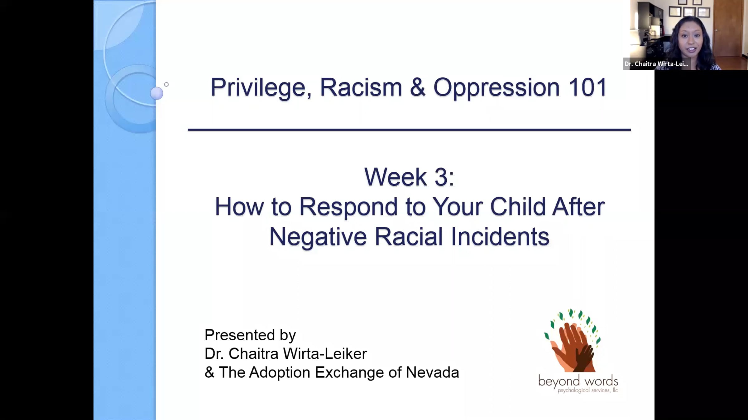 Privilege, Racism & Oppression 101 Part 3 - Negative Racial Incidents ...
