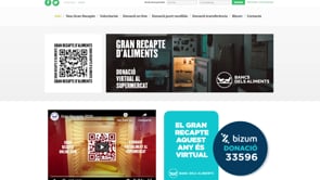 Dies culminants del Gran Recapte d'Aliments, enguany en format virtual