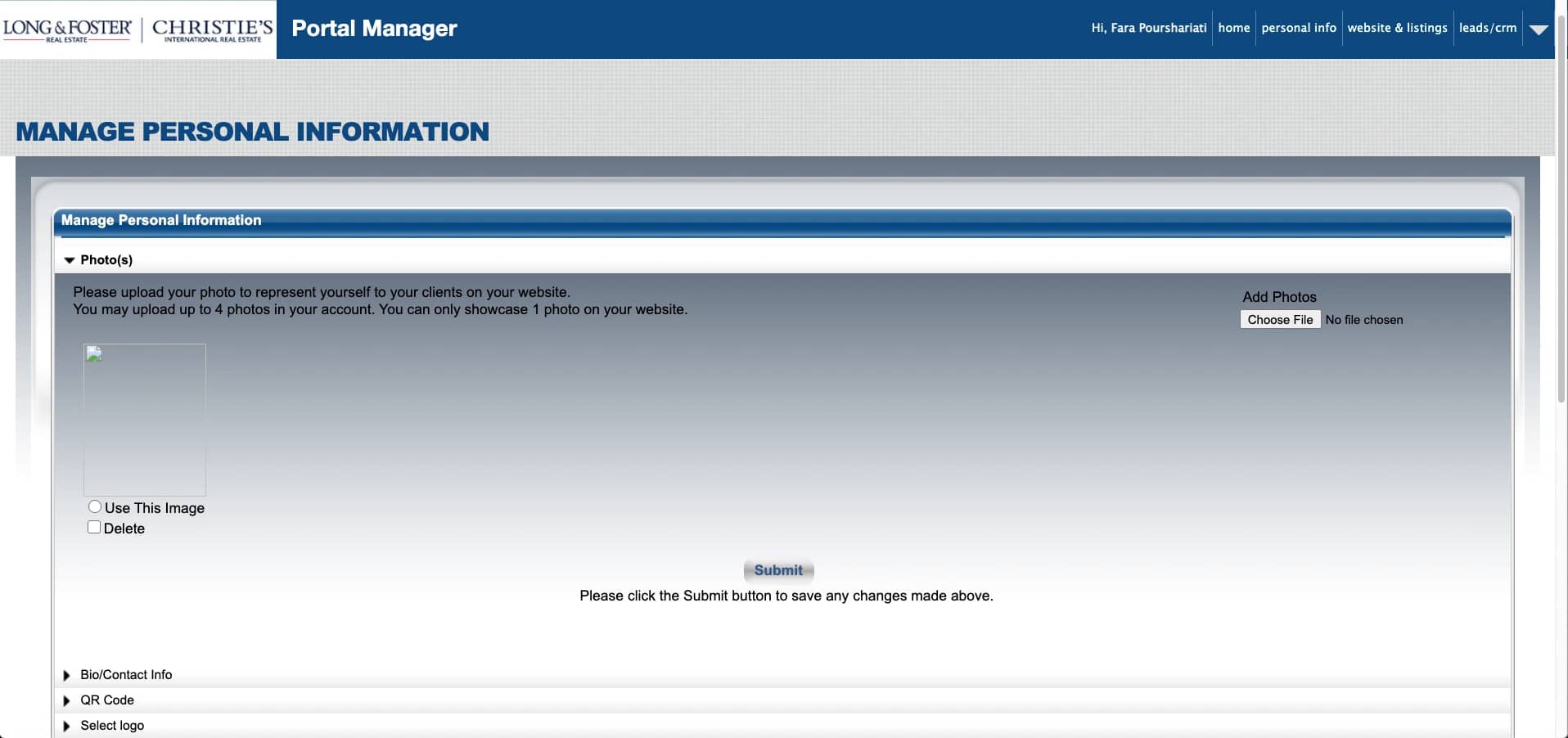Update Zillow Preferences on Vimeo