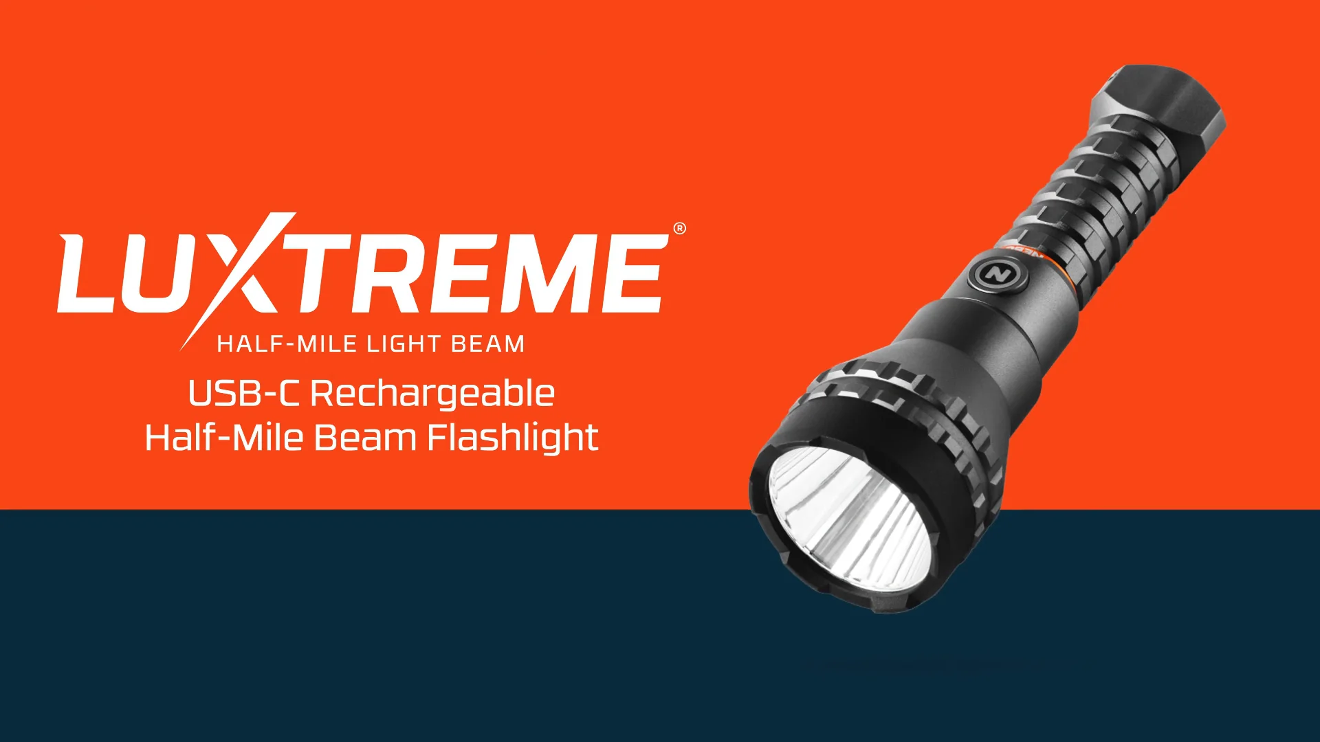 LUXTREME | Rechargeable Beam Flashlight - NEBO