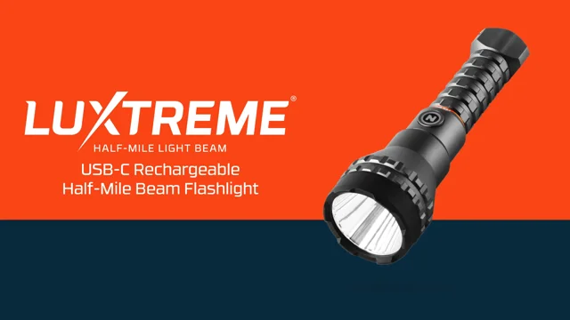 LUXTREME  Rechargeable Beam Flashlight - NEBO