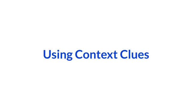 How to Use Context Clues to Build Vocabulary LIST 1 - ppt video