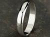 Wedding Band in 10K White Gold, 4MM