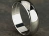 Wedding Band in 10K White Gold, 6MM