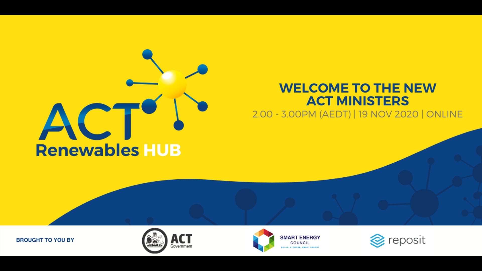 Welcome to the new ACT Ministers – 19 November 2020