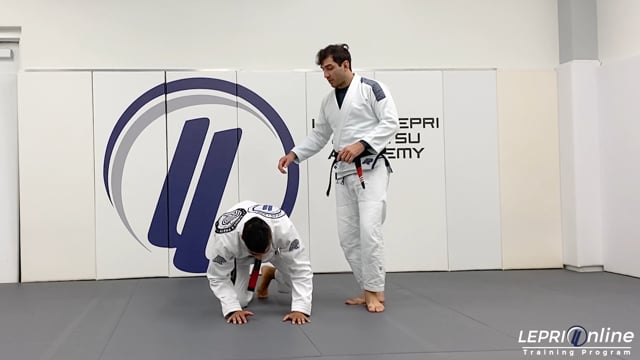 Back Take when Opponent is in Turtle Position