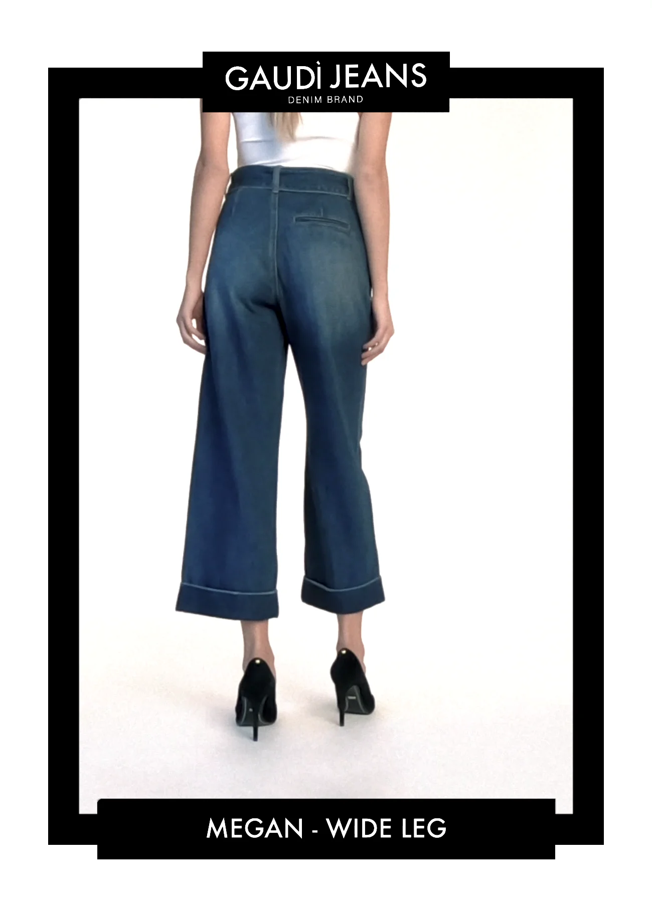Jeans with ironed pleat | Gaudì