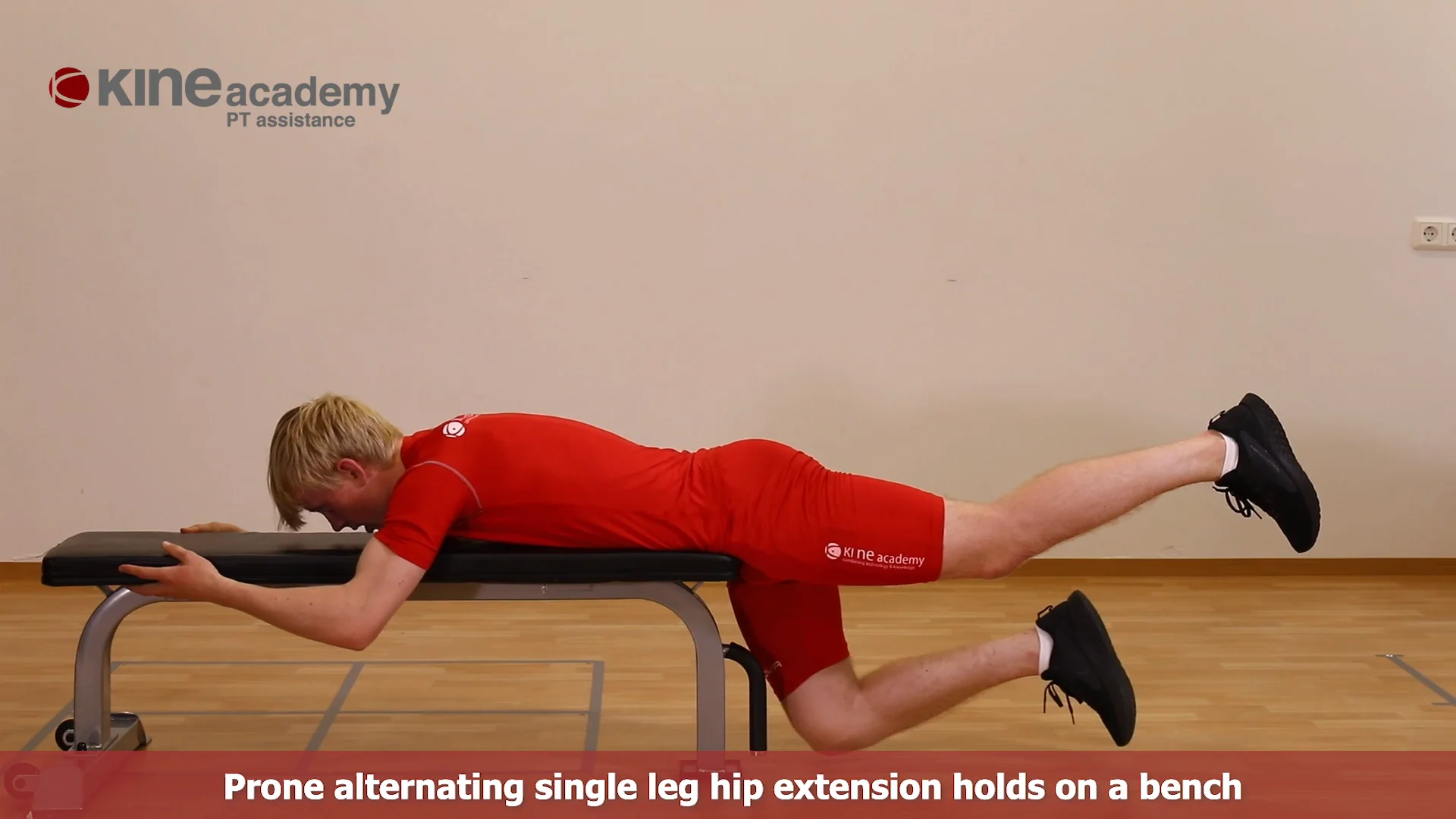 Prone single leg online raise