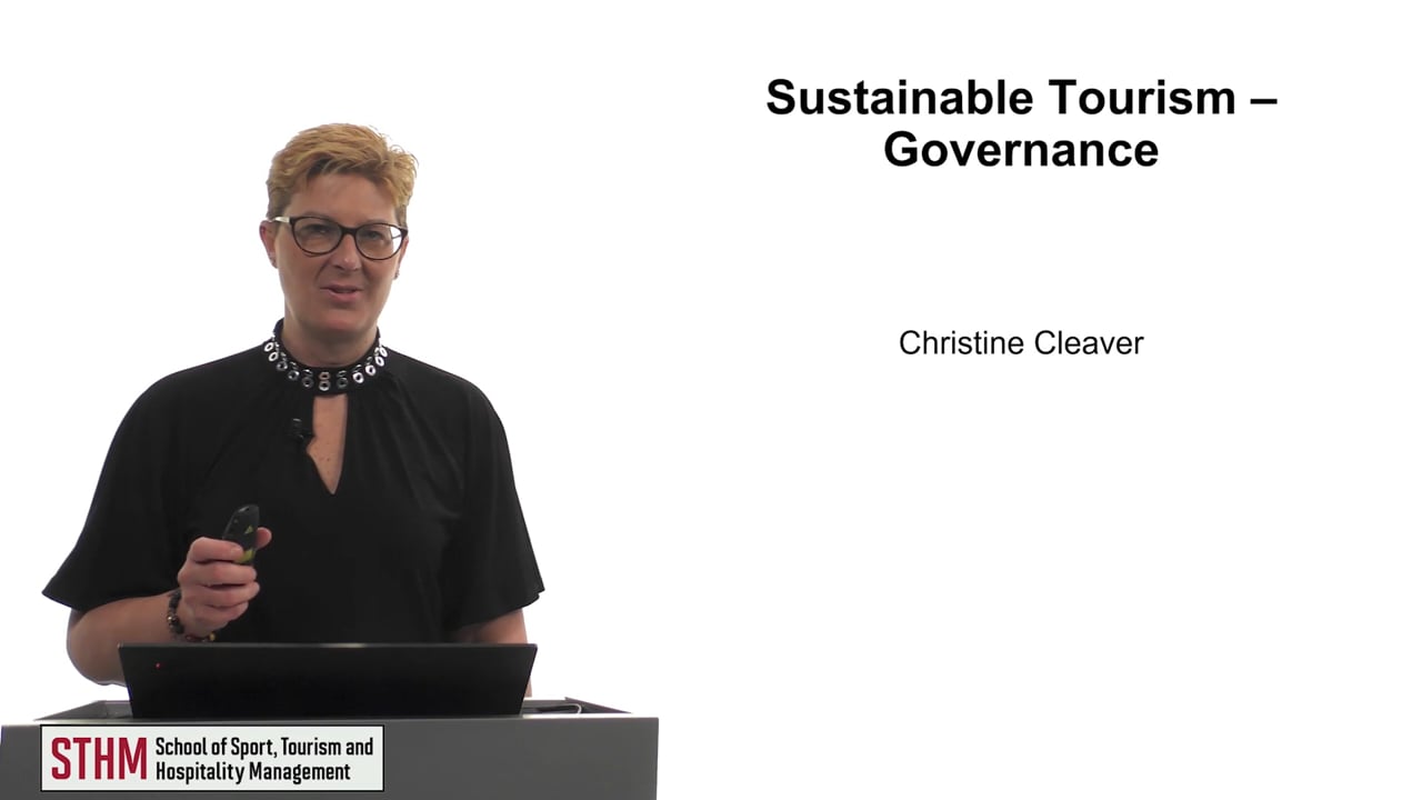 Sustainable Tourism – Governance and Enforcement