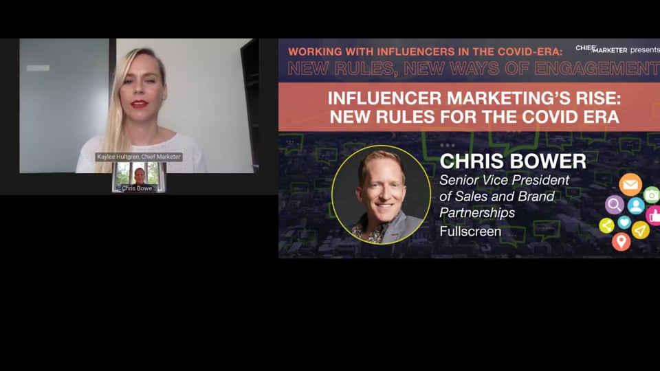 SESSION 3: INFLUENCER MARKETING’S RISE: NEW RULES FOR THE COVID ERA