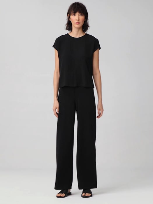 Washable Flex Ponte Straight Pant