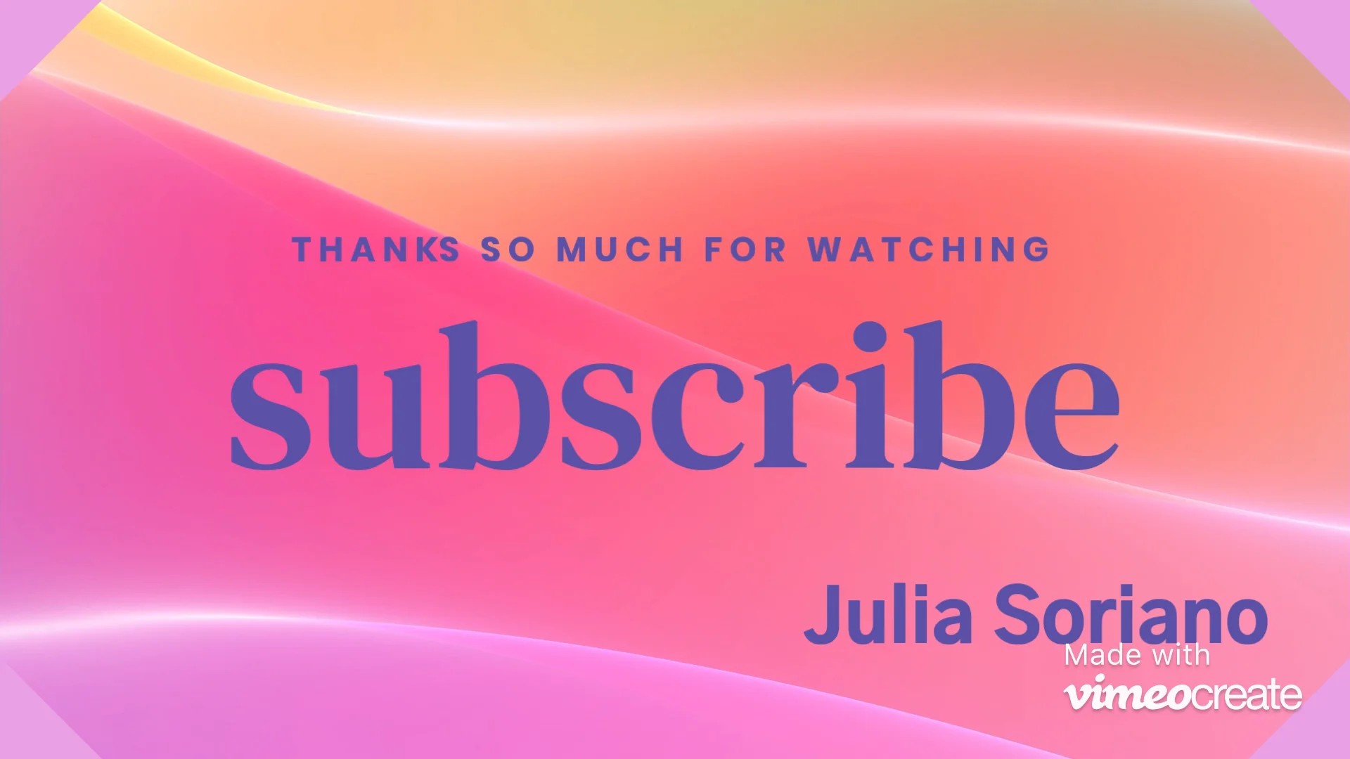 YouTube Pink Outro on Vimeo