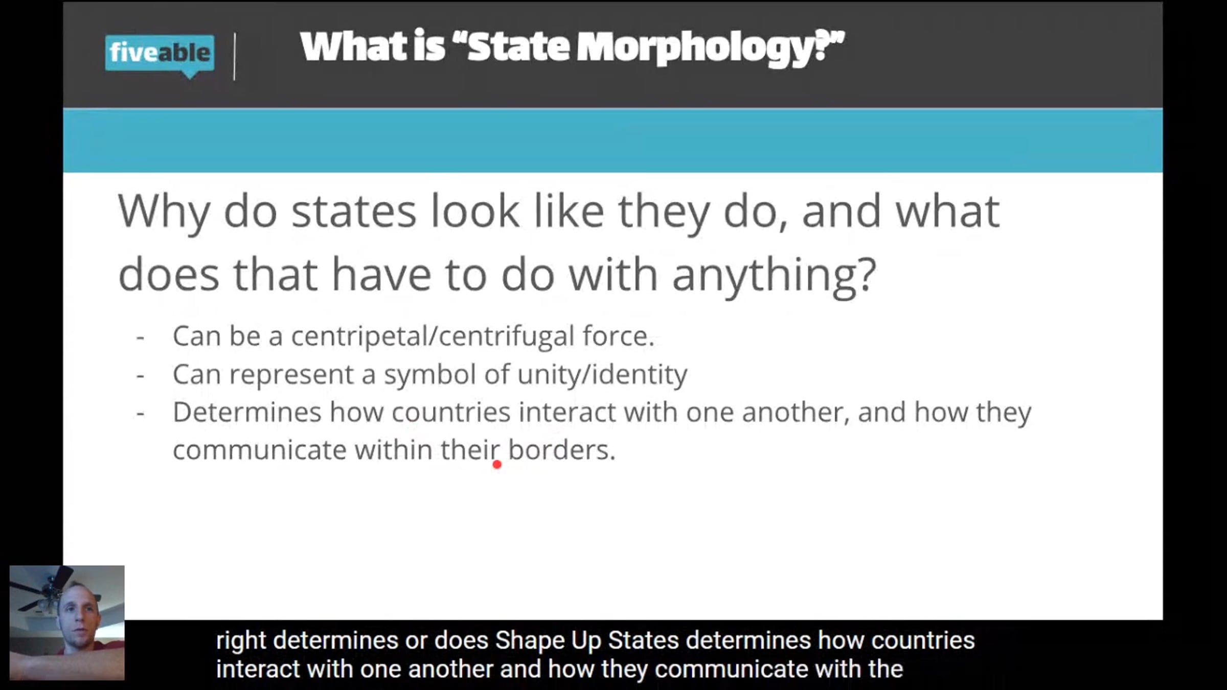 APHuG Unit 4: The 5 Shapes of States | Videos & Movies on Vimeo