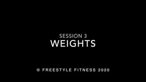 Weights: Session 3