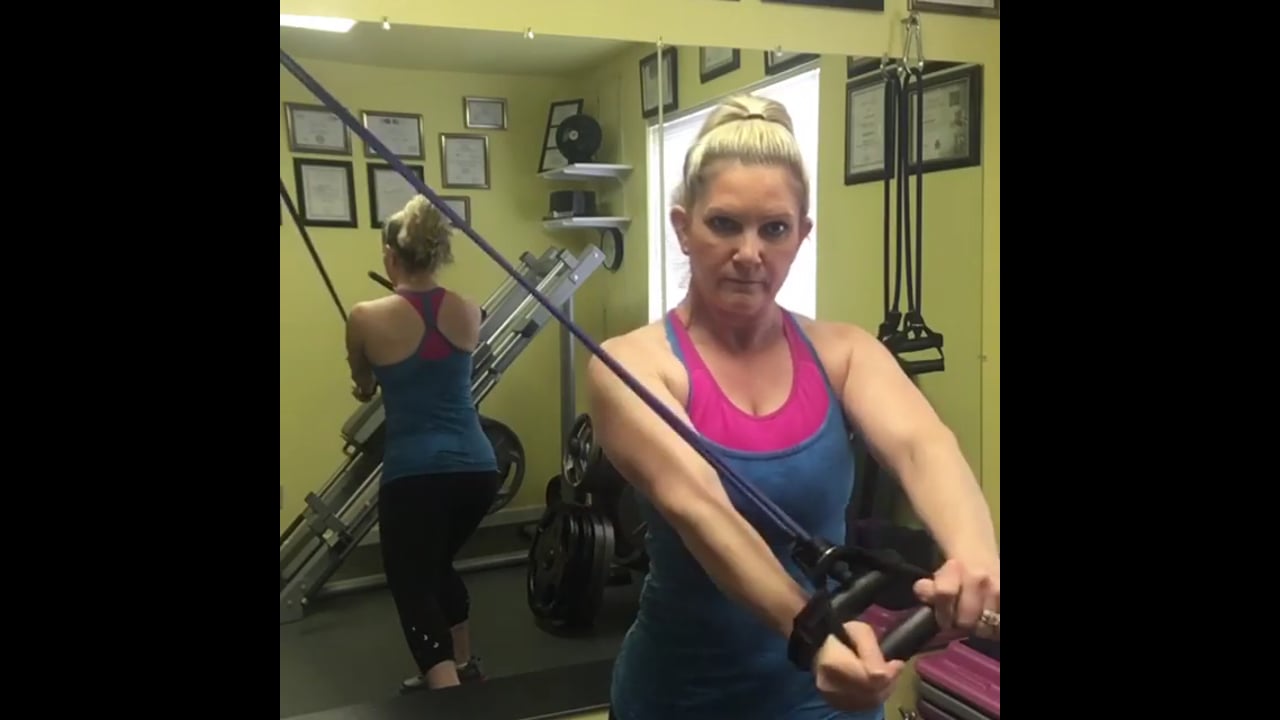 Functional range conditioning-Resistance tube-Wood Chopper
