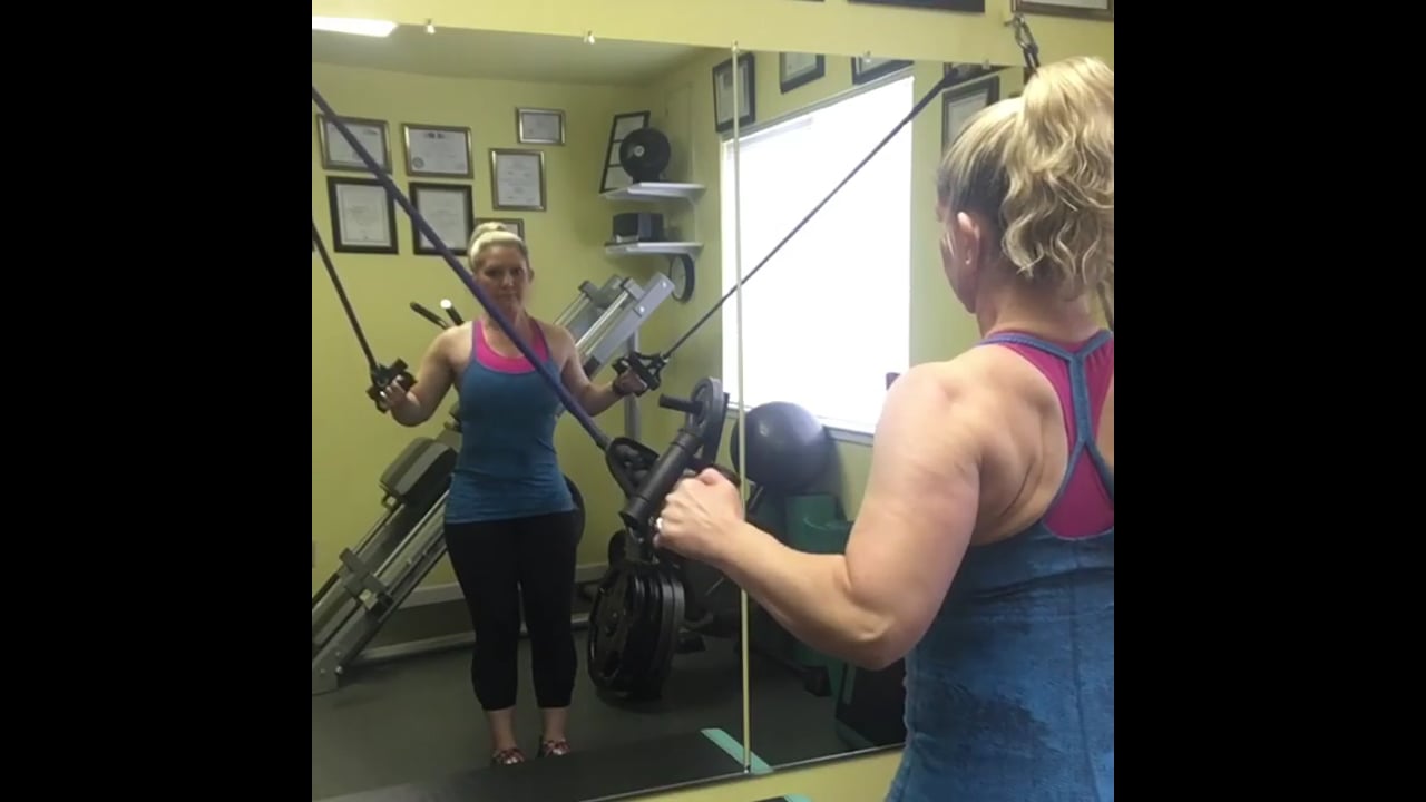 Functional fit exercises for the back-bilateral pull