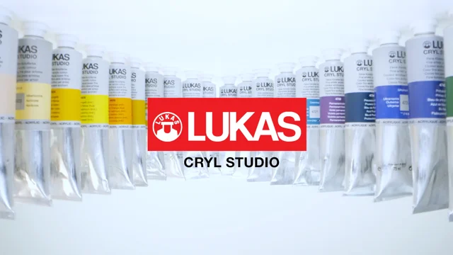 Lukas Cryl Liquid Acrylic 250 ml Bottle - Deep Black