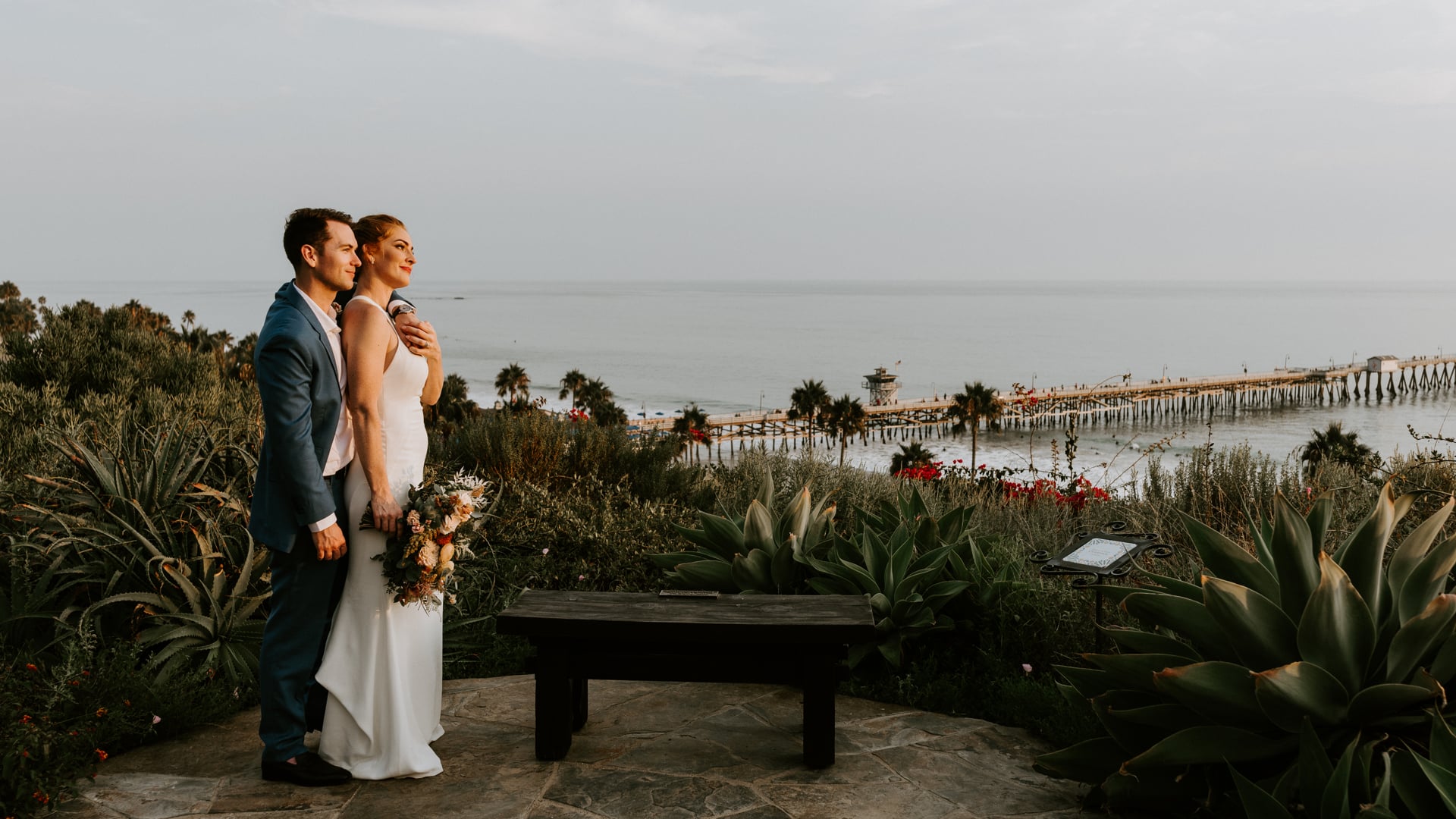 Casa Romantica, San Clemente Wedding | Courtney & Eric